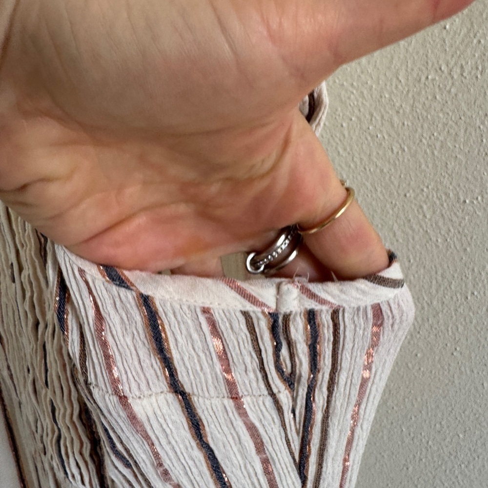 Veronica Beard Cotton Striped Maxi Dress XS - Picture 5 of 11